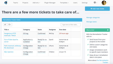 remediation-tracker